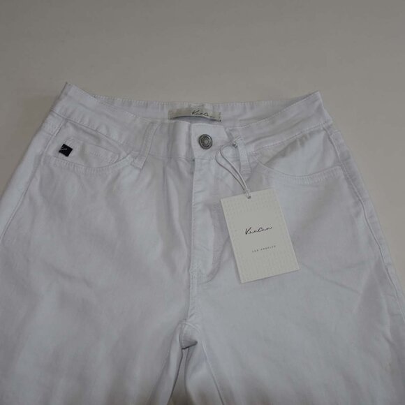 KanCan Women's Katherine Mid Rise Super Skinny Jeans Size 9 / 28 NWT White Denim - Picture 2 of 8
